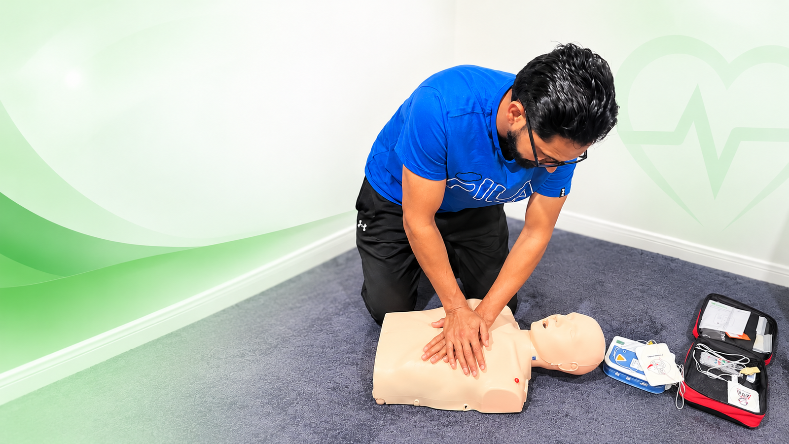 HLTAID009 hands-on CPR training in Brisbane